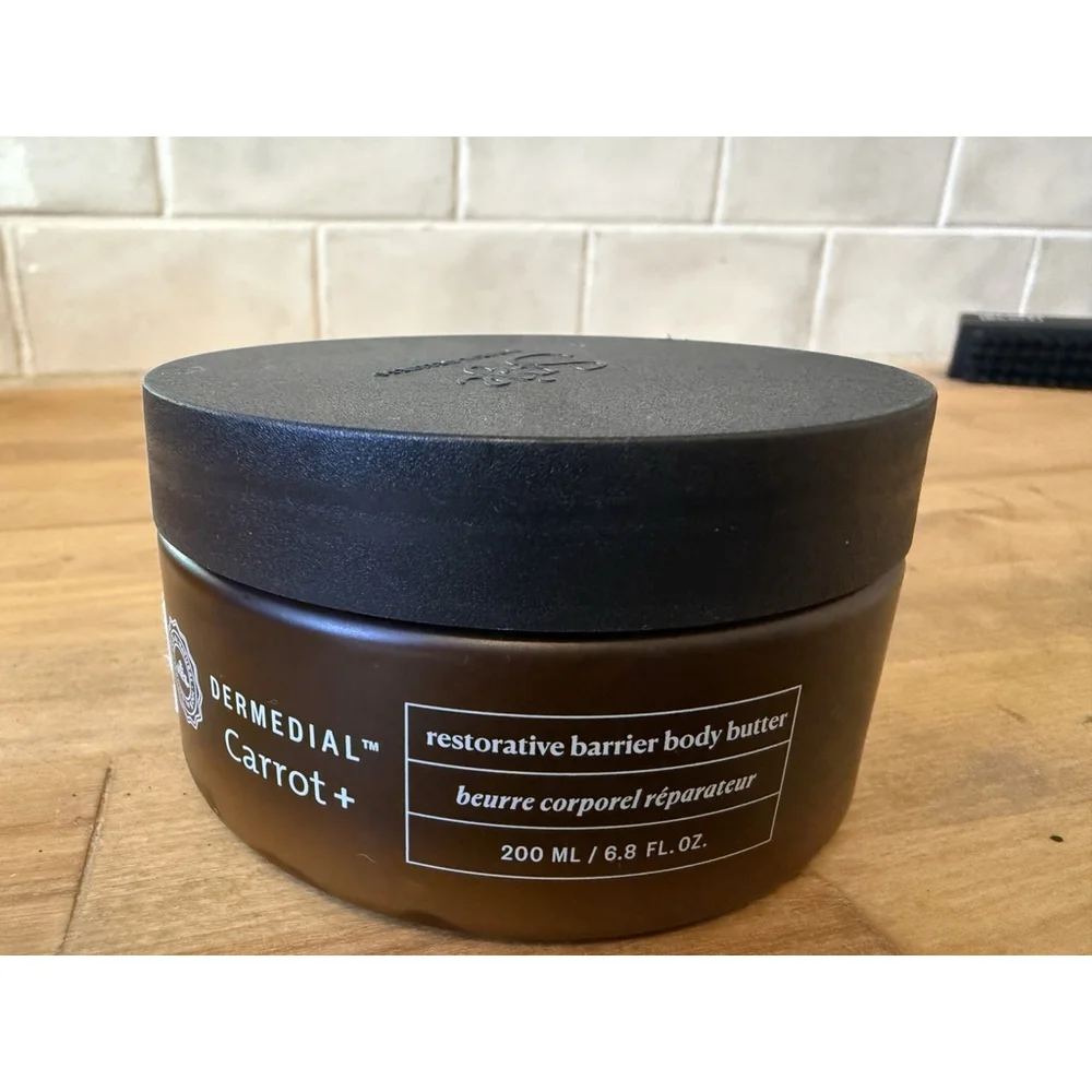 Saje Natural Wellness Body Butter Dermedial Carrot Scent 6.8‎ oz New Jar